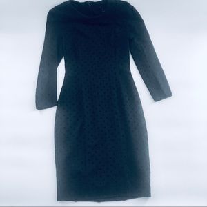 French Connection Black Midi Dress